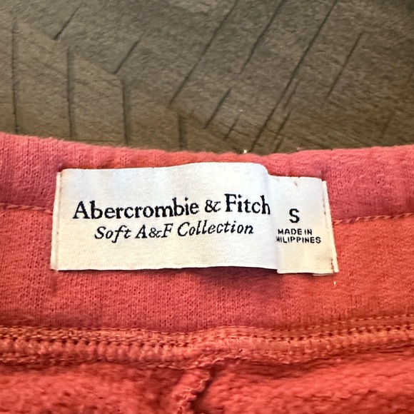 Abercrombie & Fitch Pink Womens Sweatshirt Joggers Matching Set Soft Collection - Picture 10 of 15